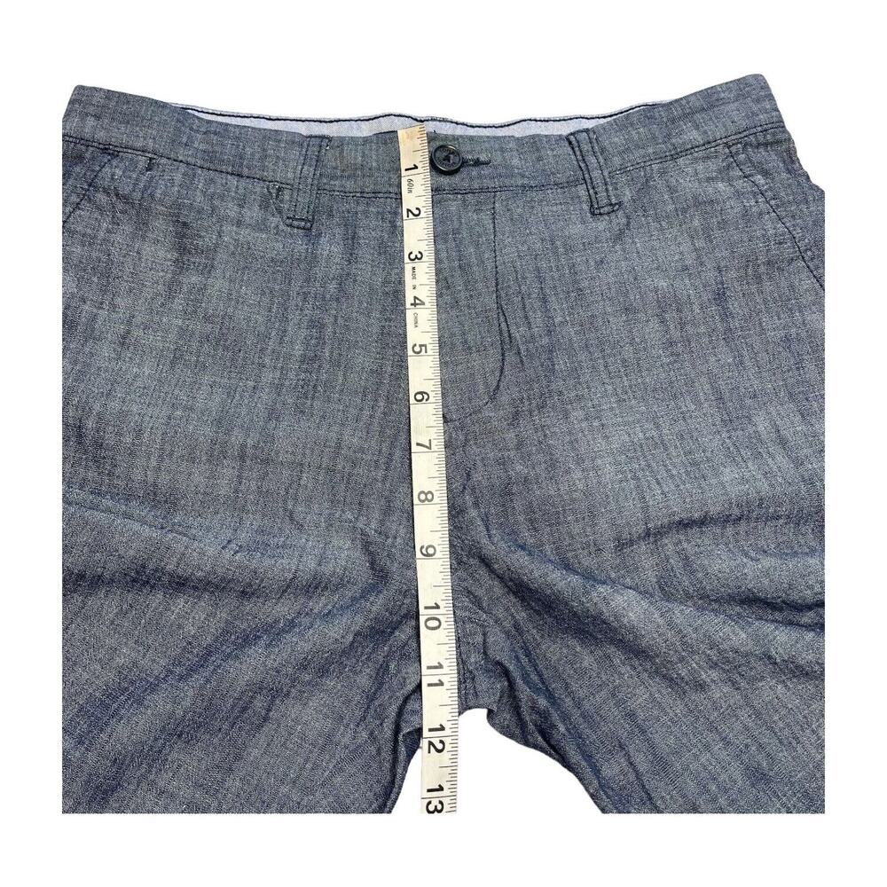 Tommy Hilfiger Chino Shorts Men's 30 Gray 100% Cotton Zip Fly Mid-Rise Outdoor - Picture 6 of 7